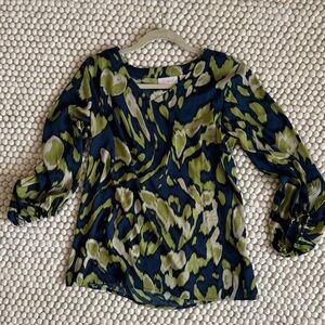 Belle by Kim Gravel Abstract Blouse - Never Worn - Medium